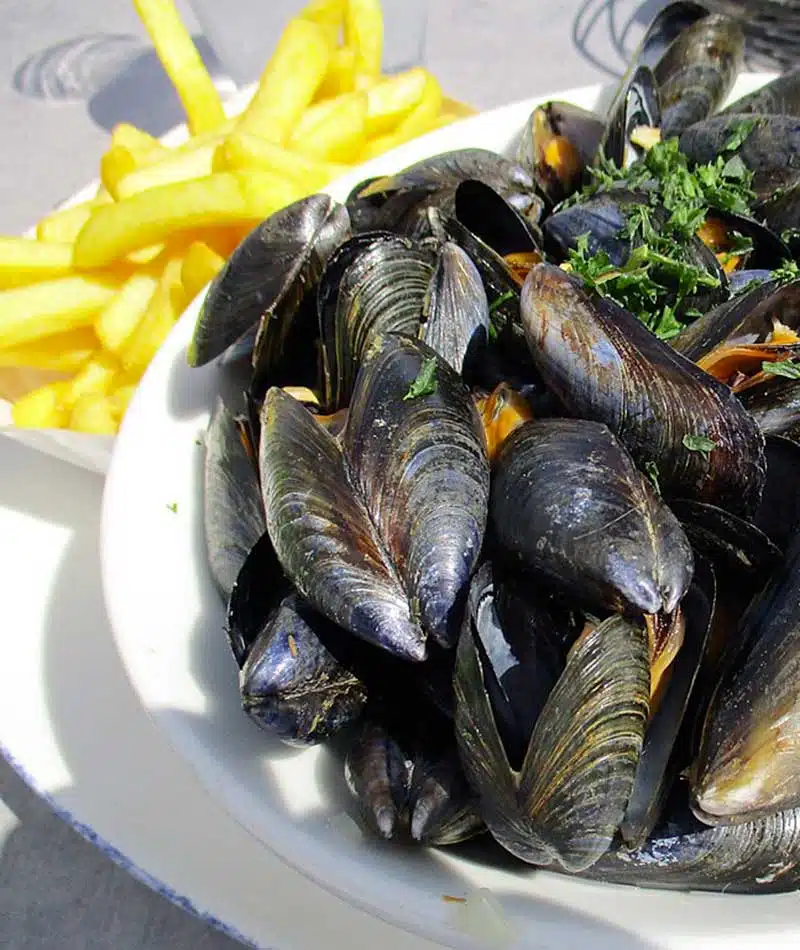 Soirée moules frites - restaurant de l'Auberge des Artistes