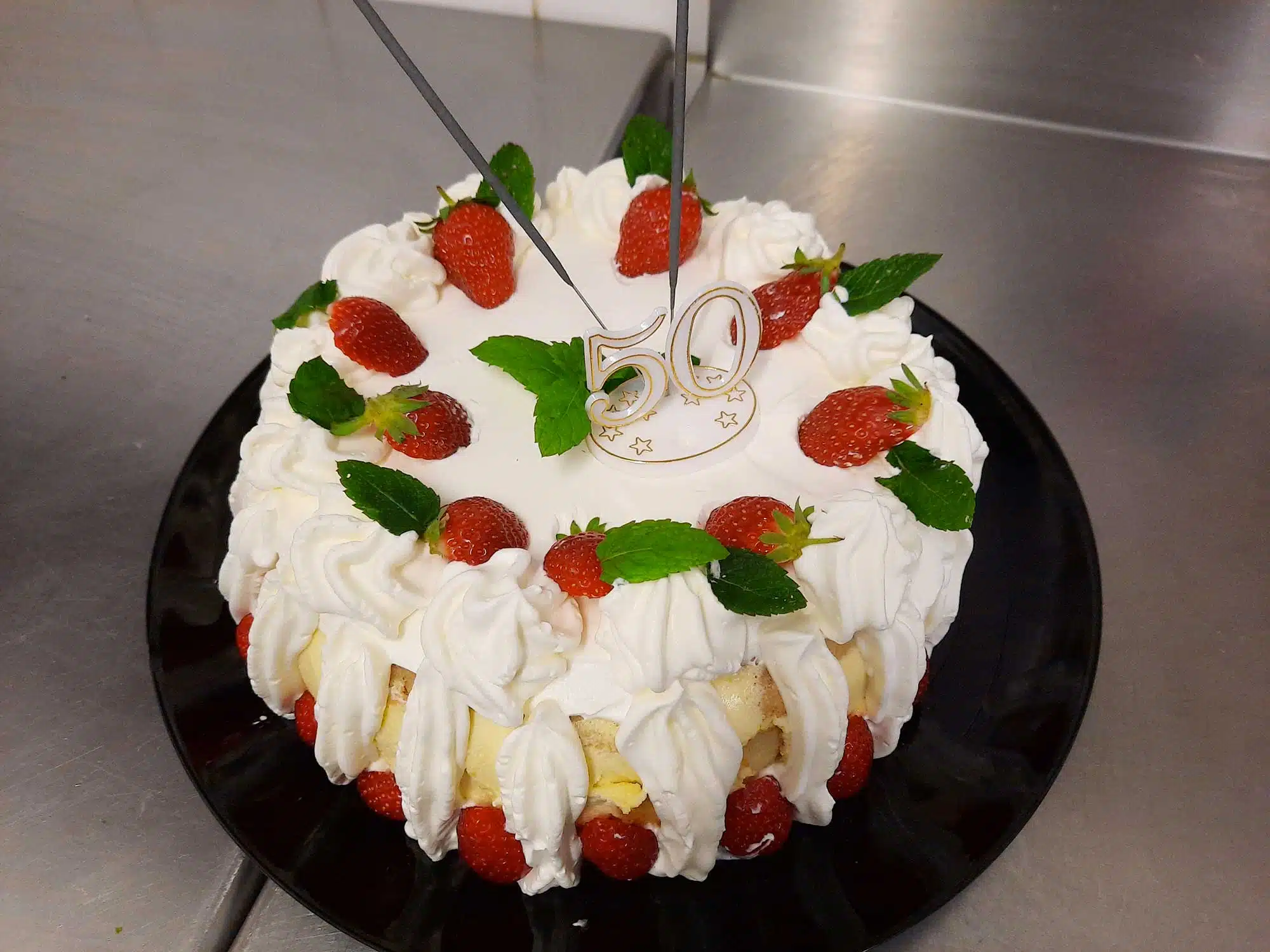 Fraisier anniversaire 50 ans