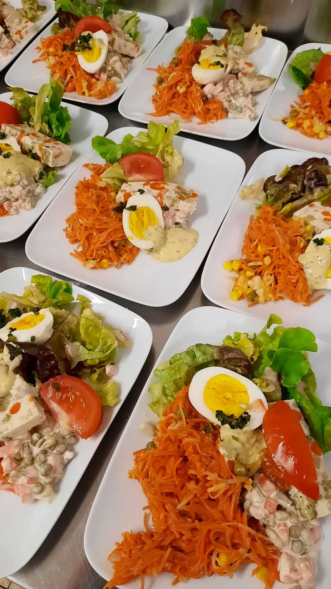 Salade composee Menu du jour